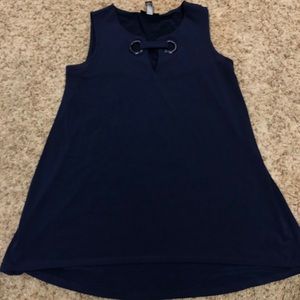 Navy blouse